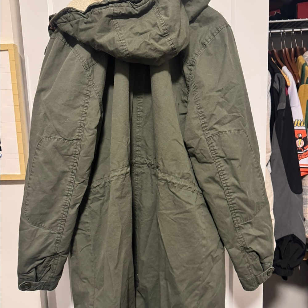 Men's Green Hooded Jacket